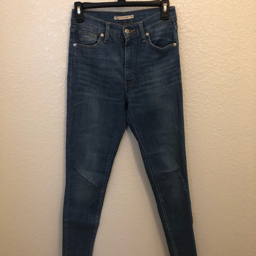 mile high super skinny levi’s jean from buckle